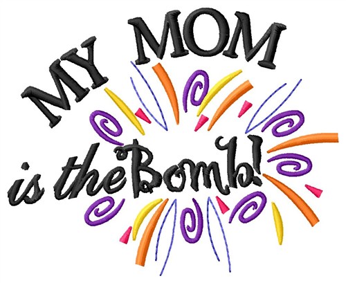 The Bomb Machine Embroidery Design