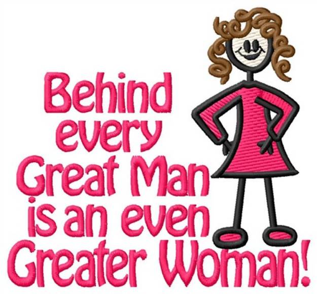 Picture of Greater Woman Machine Embroidery Design