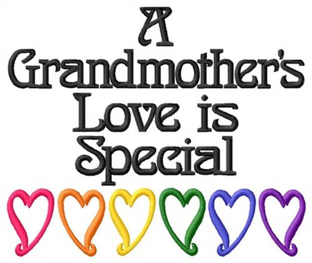 Picture of Grandmothers Love Machine Embroidery Design