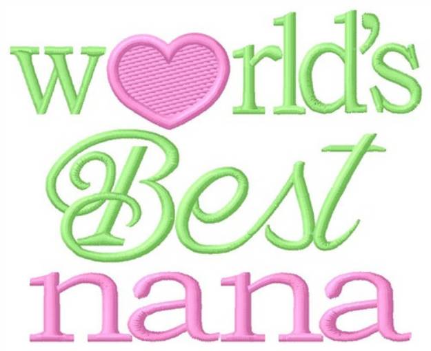 Picture of Best Nana Machine Embroidery Design