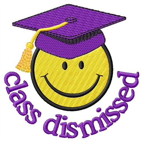 Class Dismissed Machine Embroidery Design