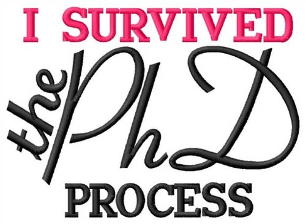 Picture of I Survived Machine Embroidery Design
