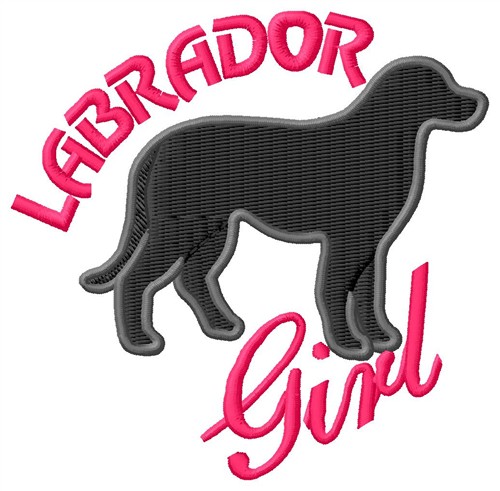 Labrador Retriever Machine Embroidery Design