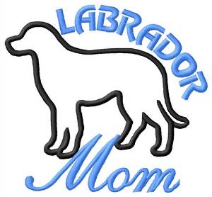 Picture of Labrador Retriever Machine Embroidery Design