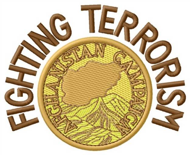 Picture of Fighting Terrorism Machine Embroidery Design