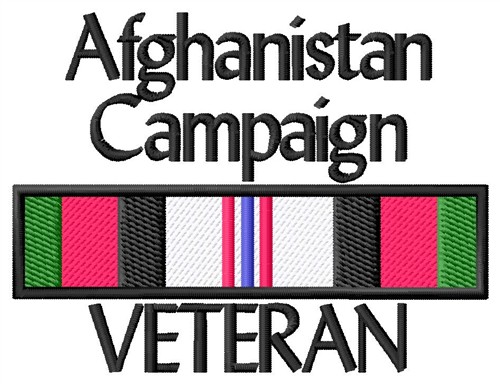 Campaign Veteran Machine Embroidery Design