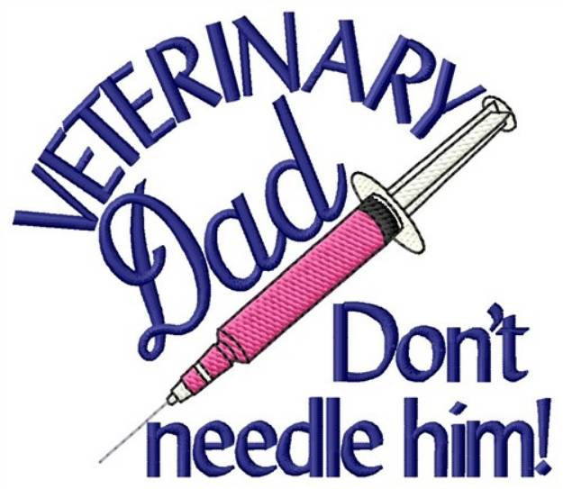 Picture of Vet Dad Machine Embroidery Design