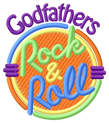 Godfathers Rock Machine Embroidery Design