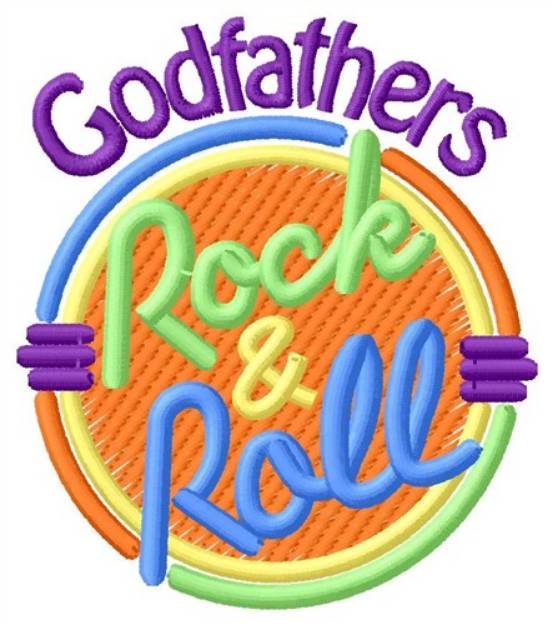 Picture of Godfathers Rock Machine Embroidery Design