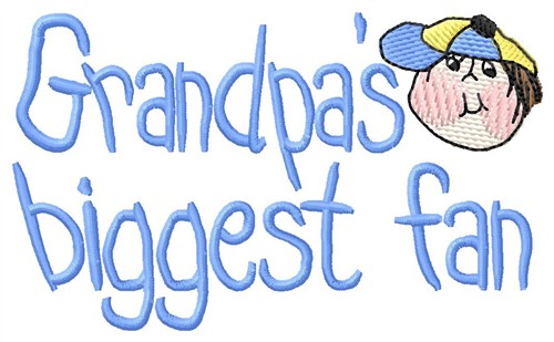 Grandpas Fan Machine Embroidery Design