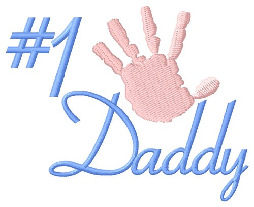 # 1 Daddy Machine Embroidery Design