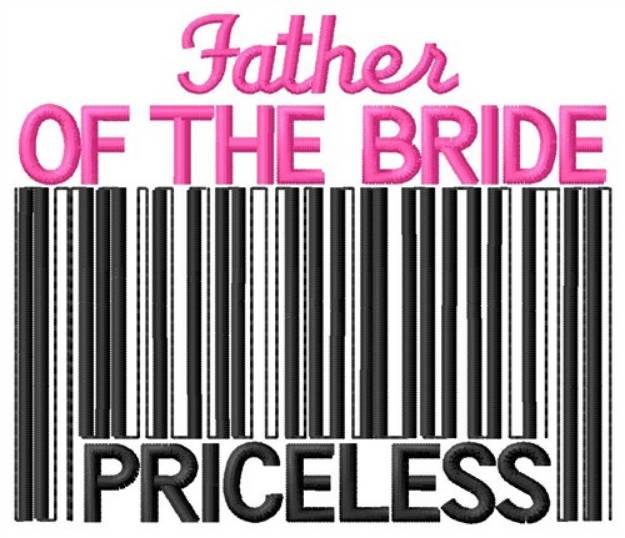 Picture of Father Of The Bride Machine Embroidery Design