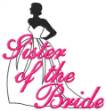 Picture of Sister Of The Bride Machine Embroidery Design