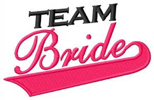 Picture of Team Bride Machine Embroidery Design