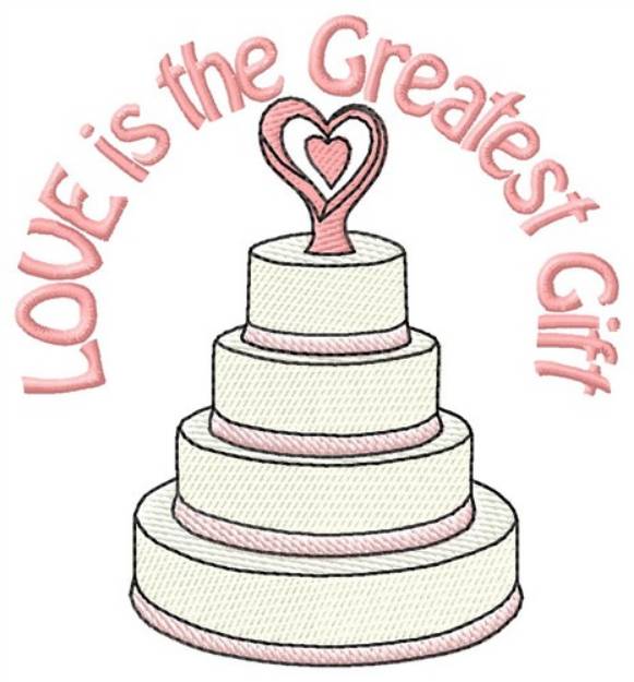 Picture of Greatest Gift Machine Embroidery Design