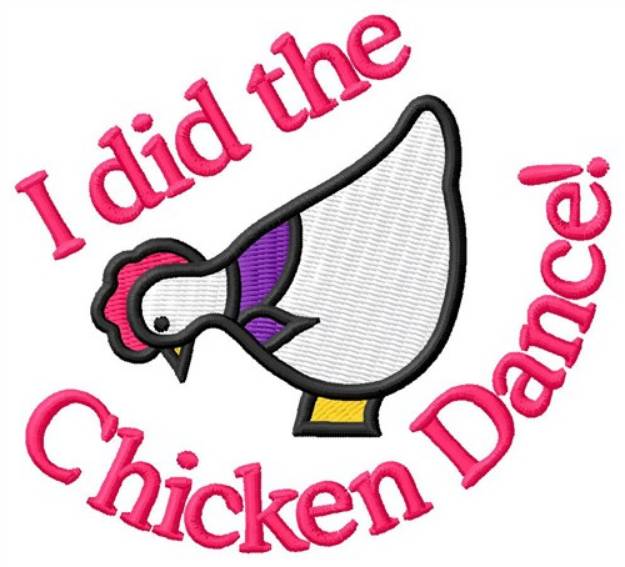 Picture of Chicken Dance Machine Embroidery Design