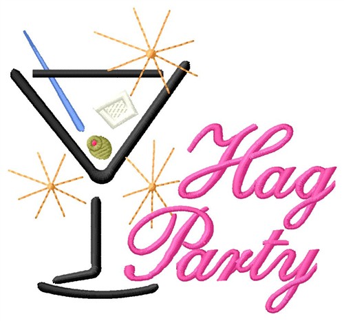 Hag Party Machine Embroidery Design