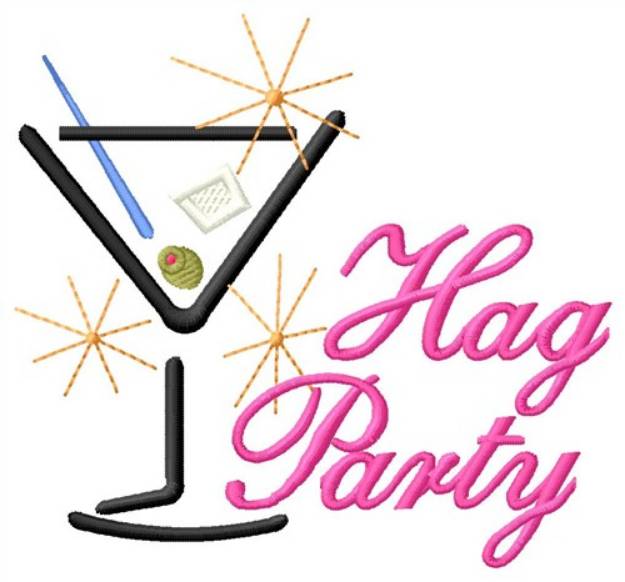 Picture of Hag Party Machine Embroidery Design