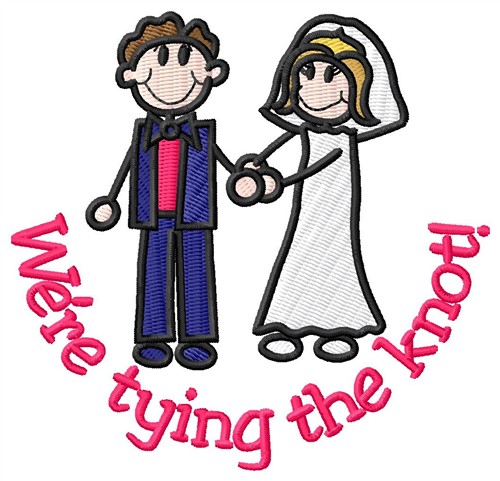 Tying The Knot Machine Embroidery Design