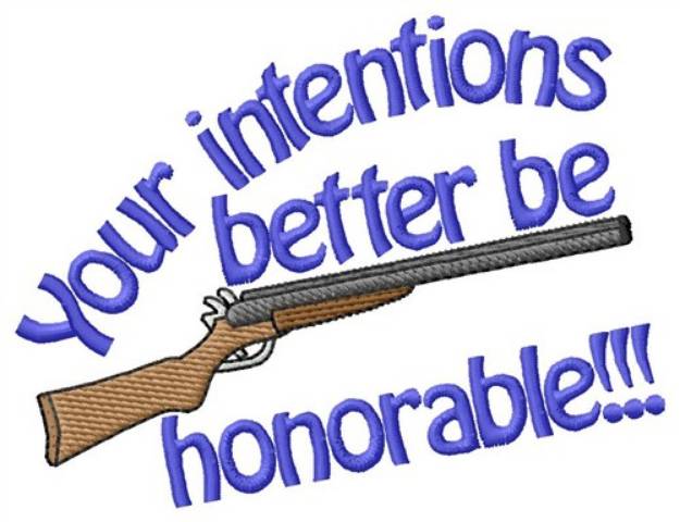 Picture of Honorable Intentions Machine Embroidery Design