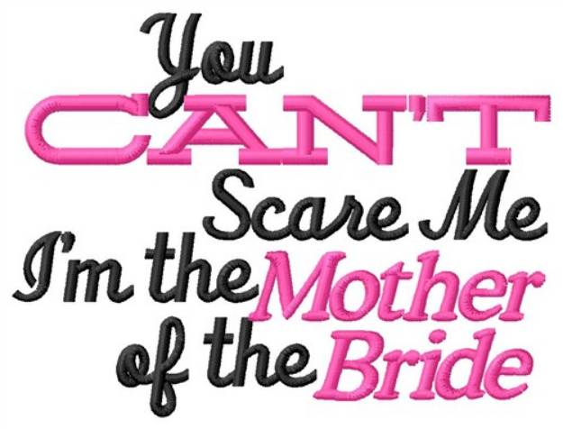 Picture of Cant Scare Me Machine Embroidery Design