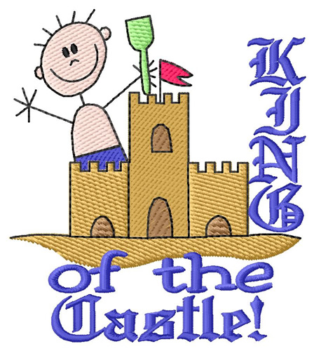King Of The Castle Machine Embroidery Design