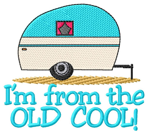 Old Cool Machine Embroidery Design