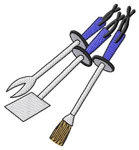 Picture of BBQ Tools Machine Embroidery Design