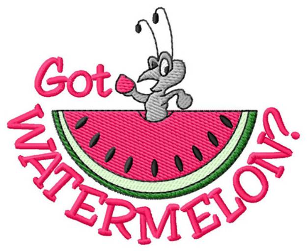 Picture of Got Watermelon Machine Embroidery Design
