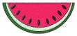 Picture of Watermelon Slice Machine Embroidery Design