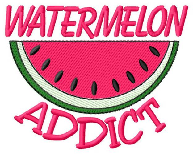 Picture of Watermelon Addict Machine Embroidery Design