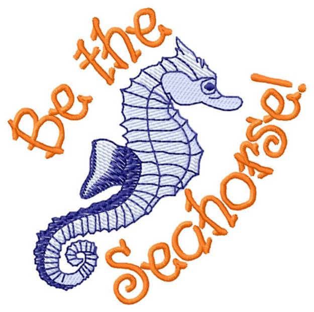 Picture of Be The Seahorse Machine Embroidery Design