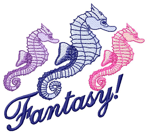 Fantasy Machine Embroidery Design