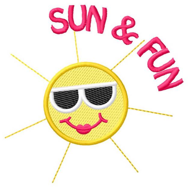 Picture of Sun And Fun Machine Embroidery Design
