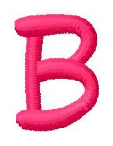 Picture of Simple Font B Machine Embroidery Design