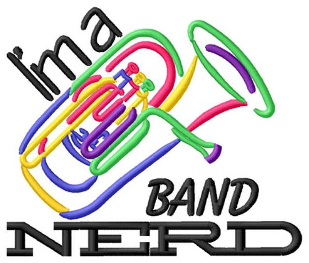 Picture of Nerd Tuba Machine Embroidery Design