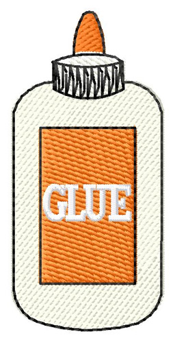 Glue Bottle Machine Embroidery Design