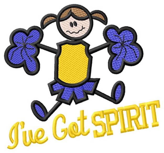Picture of Ive Got Spirit Machine Embroidery Design