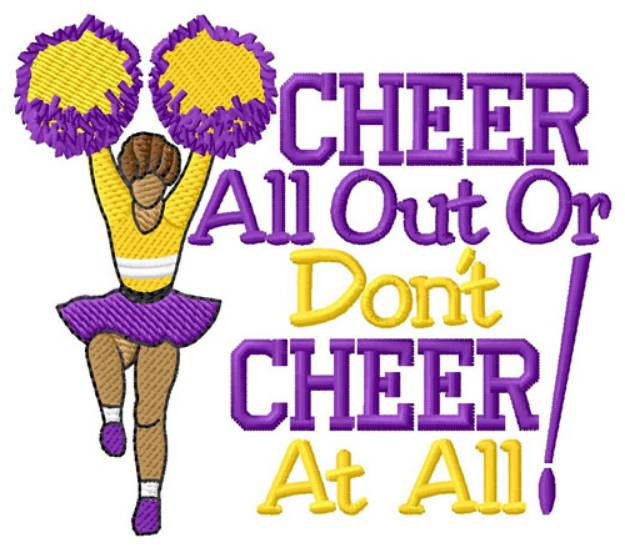Picture of Cheer All Out Machine Embroidery Design
