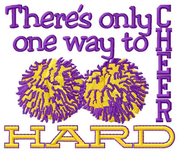 Picture of Cheer Hard Machine Embroidery Design