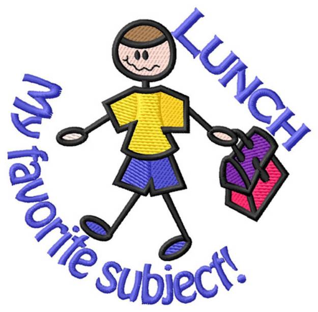 Picture of Lunch Machine Embroidery Design