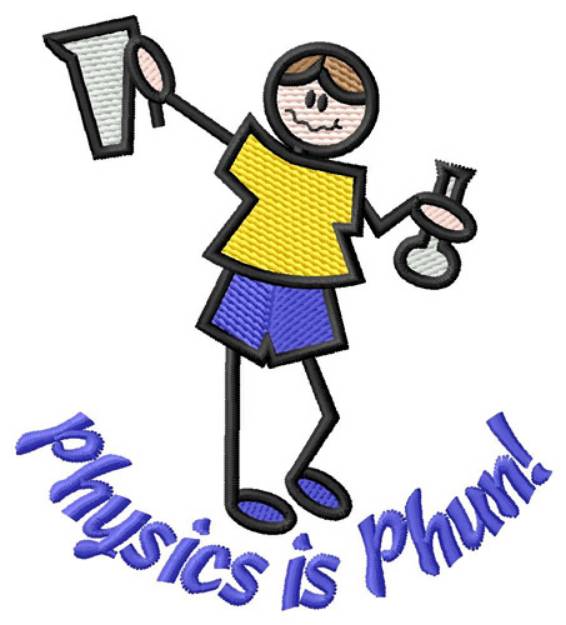 Picture of Physics Is Phun Machine Embroidery Design