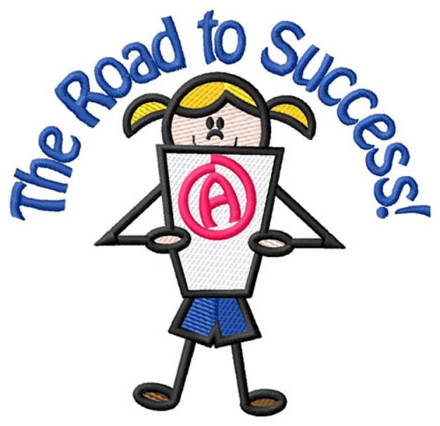 Picture of The Road To Success Machine Embroidery Design