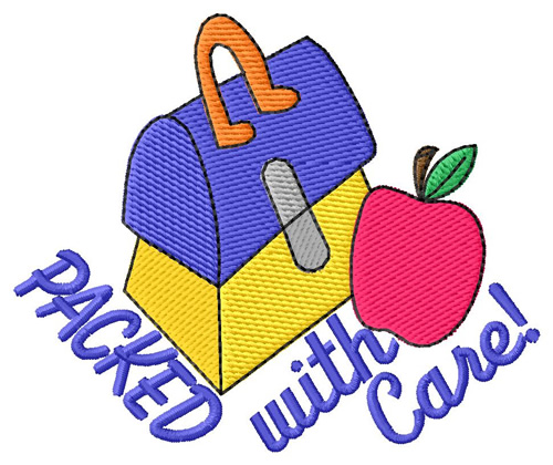 Packed With Care Machine Embroidery Design