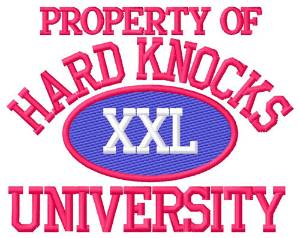 Picture of Hard Knocks Machine Embroidery Design