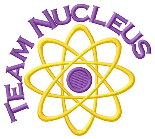 Team Nucleus Machine Embroidery Design
