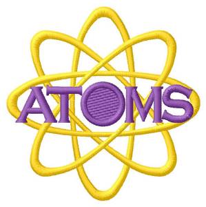 Picture of Atoms Machine Embroidery Design