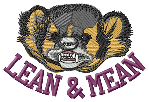 Lean & Mean Machine Embroidery Design