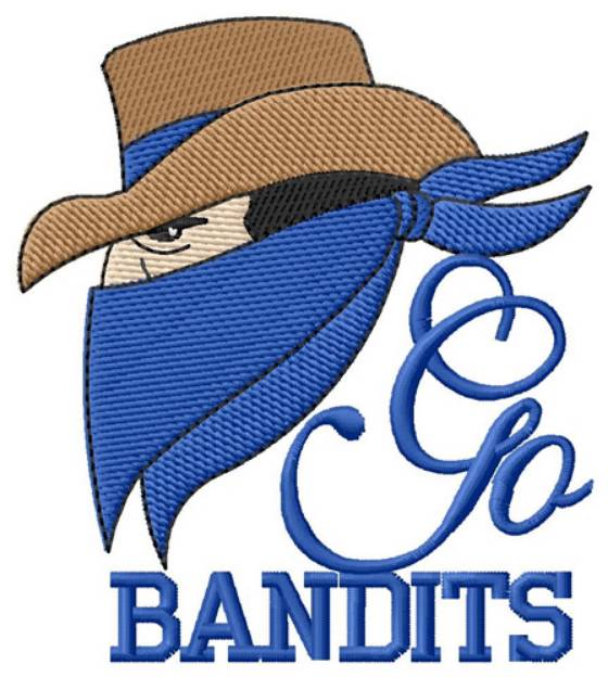 Picture of Go Bandits Machine Embroidery Design