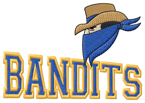 Bandits Machine Embroidery Design